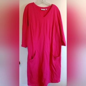 D & Co. ‎ Active Pink Dress sz. 1X
